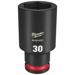 Milwaukee Tools Milwaukee Shockwave Impact Duty 1/2" Drive 30mm Deep 6 Point Socket 49-66-6291