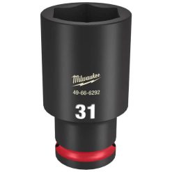 Milwaukee Tools Milwaukee Shockwave Impact Duty 1/2" Drive 31mm Deep 6 Point Socket 49-66-6292