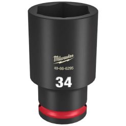 Milwaukee Tools Milwaukee Shockwave Impact Duty 1/2" Drive 34mm Deep 6 Point Socket 49-66-6295