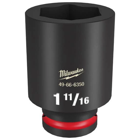Milwaukee Tools Milwaukee Shockwave Impact Duty 3/4" Drive 1-11/16" Deep 6 Point Socket 49-66-6350