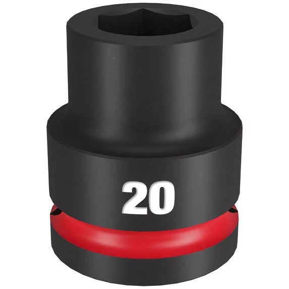 Milwaukee Tools Milwaukee Shockwave Impact Duty 3/4" Drive 20mm Standard 6 Point Socket 49-66-6358
