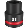 Milwaukee Tools Milwaukee Shockwave Impact Duty 3/4" Drive 21mm Standard 6 Point Socket 49-66-6359