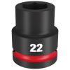 Milwaukee Tools Milwaukee Shockwave Impact Duty 3/4" Drive 22mm Standard 6 Point Socket 49-66-6360