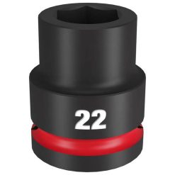 Milwaukee Tools Milwaukee Shockwave Impact Duty 3/4" Drive 22mm Standard 6 Point Socket 49-66-6360