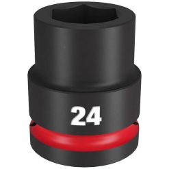 Milwaukee Tools Milwaukee Shockwave Impact Duty 3/4" Drive 24mm Standard 6 Point Socket 49-66-6362