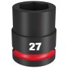 Milwaukee Tools Milwaukee Shockwave Impact Duty 3/4" Drive 27mm Standard 6 Point Socket 49-66-6365