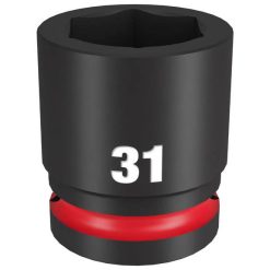 Milwaukee Tools Milwaukee Shockwave Impact Duty 3/4" Drive 31mm Standard 6 Point Socket 49-66-6369