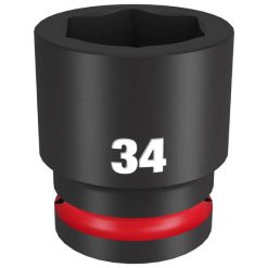 Milwaukee Tools Milwaukee Shockwave Impact Duty 3/4" Drive 34mm Standard 6 Point Socket 49-66-6372
