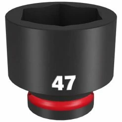 Milwaukee Tools Milwaukee Shockwave Impact Duty 3/4" Drive 47mm Standard 6 Point Socket 49-66-6385