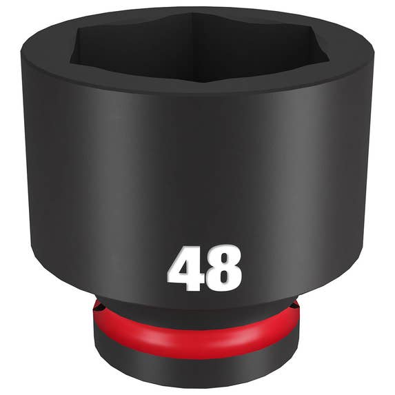 Milwaukee Shockwave Impact Duty 3/4" Drive 48mm Standard 6 Point Socket 49-66-6386 Milwaukee Tools Milwaukee Shockwave Impact Duty 3/4" Drive 48mm Standard 6 Point Socket 49-66-6386 -Klein Tools Shop 49 66