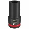 Milwaukee Tools Milwaukee Shockwave Impact Duty 3/4" Drive 23mm Deep 6 Point Socket 49-66-6398
