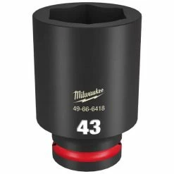 Milwaukee Tools Milwaukee Shockwave Impact Duty 3/4" Drive 43mm Deep 6 Point Socket 49-66-6418