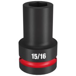 Milwaukee Tools Milwaukee Shockwave Impact Duty 1" Drive 15/16" Deep 6 Point Socket 49-66-6503