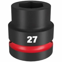 Milwaukee Tools Milwaukee Shockwave Impact Duty 1" Drive 27mm Standard 6 Point Socket 49-66-6592