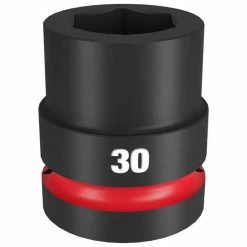 Milwaukee Tools Milwaukee Shockwave Impact Duty 1" Drive 30mm Standard 6 Point Socket 49-66-6595