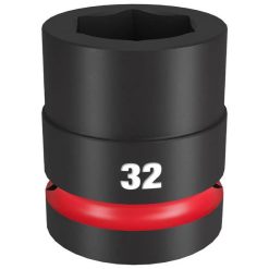 Milwaukee Tools Milwaukee Shockwave Impact Duty 1" Drive 32mm Standard 6 Point Socket 49-66-6597
