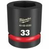 Milwaukee Tools Milwaukee Shockwave Impact Duty 1" Drive 33mm Standard 6 Point Socket 49-66-6598 -Klein Tools Shop 49 66 6598 vkcppo2zcknpxwxh