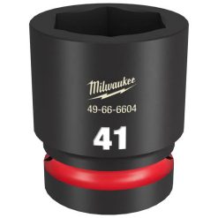 Milwaukee Tools Milwaukee Shockwave Impact Duty 1" Drive 41mm Standard 6 Point Socket 49-66-6604