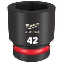 Milwaukee Tools Milwaukee Shockwave Impact Duty 1" Drive 42mm Standard 6 Point Socket 49-66-6605