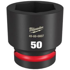 Milwaukee Tools Milwaukee Shockwave Impact Duty 1" Drive 50mm Standard 6 Point Socket 49-66-6607