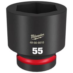 Milwaukee Tools Milwaukee Shockwave Impact Duty 1" Drive 55mm Standard 6 Point Socket 49-66-6610