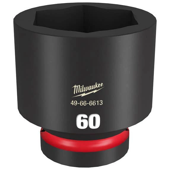 Milwaukee Tools Milwaukee Shockwave Impact Duty 1" Drive 60mm Standard 6 Point Socket 49-66-6613