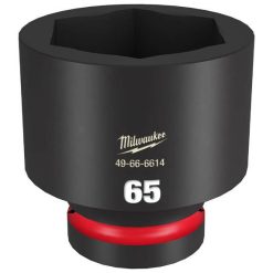 Milwaukee Tools Milwaukee Shockwave Impact Duty 1" Drive 65mm Standard 6 Point Socket 49-66-6614