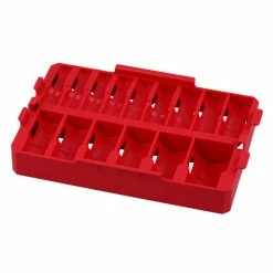 Milwaukee Tools Milwaukee 15Pc. Impact Socket 1/2" Drive SAE Deep Socket Tray (Tray Only) 49-66-6832