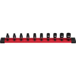 Milwaukee Tools Milwaukee 10 Piece Shockwave Impact Duty 1/4" Drive SAE Standard Socket Set 49-66-7000