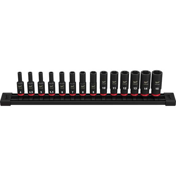 Milwaukee 14 Piece Shockwave Impact Duty 1/4" Metric Deep 6 Point Socket Set 49-66-7003 Milwaukee Tools Milwaukee 14 Piece Shockwave Impact Duty 1/4" Metric Deep 6 Point Socket Set 49-66-7003 -Klein Tools Shop 49 66 7003 ub2qppfujbs9v9fc