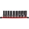 Milwaukee Tools Milwaukee 9 Piece Shockwave Impact Duty 1/2" Drive SAE Deep 6 Point Socket Set 49-66-7022 -Klein Tools Shop 49 66 7022 7ipvc5skfnkghm3b