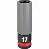 Milwaukee Tools Milwaukee SHOCKWAVE Impact Duty™ 1/2 Drive 17MM Metric Lug Nut Wheel Socket 49-66-7802