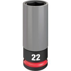 Milwaukee Tools Milwaukee SHOCKWAVE Impact Duty™ 1/2 Drive 22MM Metric Lug Nut Wheel Socket 49-66-7807