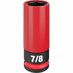 Milwaukee Tools Milwaukee SHOCKWAVE Impact Duty™ 1/2 Drive 7/8" SAE Lug Nut Wheel Socket 49-66-7812