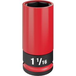 Milwaukee Tools Milwaukee SHOCKWAVE Impact Duty™ 1/2 Drive 1-1/16" SAE Lug Nut Wheel Socket 49-66-7815