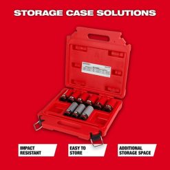 Milwaukee Tools Milwaukee SHOCKWAVE Impact Duty™ 1/2 Drive SAE & Metric 9PC Lug Nut Wheel Socket Set 49-66-7832 -Klein Tools Shop 49 66 7832 7