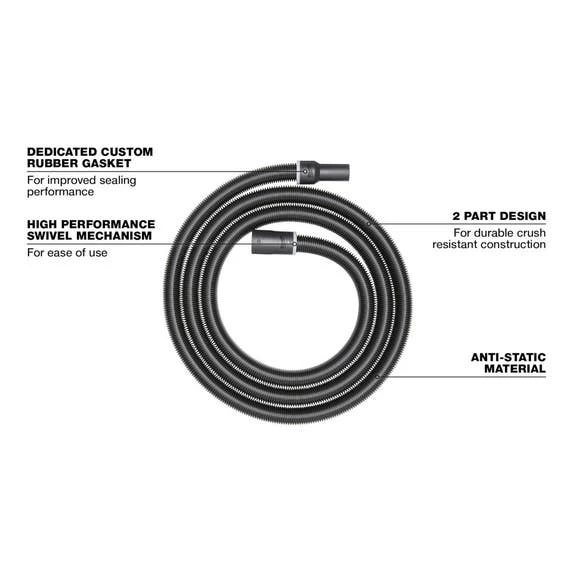 Milwaukee Tools Milwaukee 1-7/8" X 16' Flexible Hose 49-90-1984 - Image 2