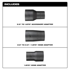 Milwaukee Tools Milwaukee Hose And Accessory Adaptor Kit 49-90-1991 5 Milwaukee Tools Milwaukee Hose And Accessory Adaptor Kit 49-90-1991 -Klein Tools Shop 49 90 1991 includes