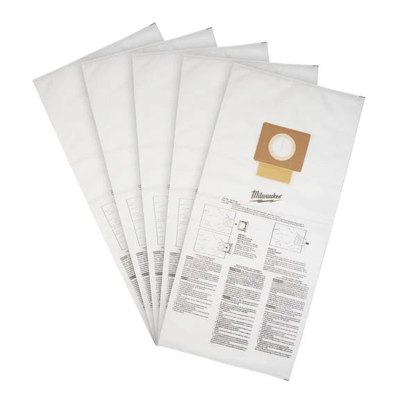 Milwaukee Tools Milwaukee Fleece Dust Bags (5PK) - 12 Gallon 49-90-1999