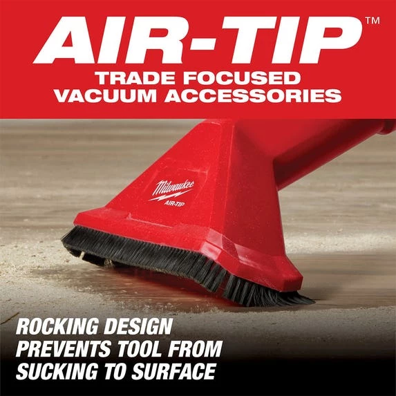 Milwaukee Tools Milwaukee AIR-TIP 2-1/2" Rocking Utility Nozzle Vacuum Attachment W/ Brushes 49-90-2039 - Image 3