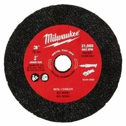 Milwaukee Tools Milwaukee 3" Metal Cut Off Wheel (3 Pack) 49-94-3000