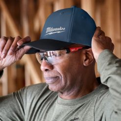 Milwaukee Tools Milwaukee WORKSKIN Performance Fitted Hat - Blue 507BL -Klein Tools Shop 507bl 3