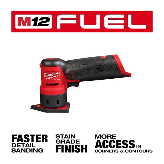 Milwaukee Tools Milwaukee M12 FUEL Orbital Detail Sander (Bare Tool) 2531-20 - Image 5