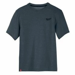 Milwaukee Tools Milwaukee Hybrid Short Sleeve Work Tee - Blue 603BL