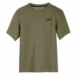 Milwaukee Tools Milwaukee Hybrid Short Sleeve Work Tee - Green 603GN