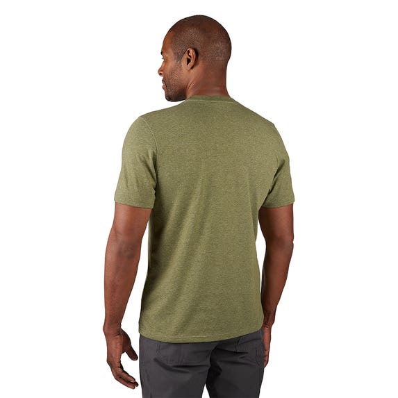 Milwaukee Hybrid Short Sleeve Work Tee - Green 603GN Milwaukee Tools Milwaukee Hybrid Short Sleeve Work Tee - Green 603GN -Klein Tools Shop 603gn 3