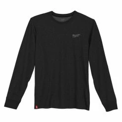 Milwaukee Tools Milwaukee Hybrid Long Sleeve Work Tee - Black 604B