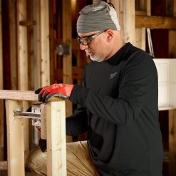 Milwaukee Tools Milwaukee Hybrid Long Sleeve Work Tee - Black 604B -Klein Tools Shop 604b 4