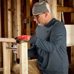 Milwaukee Tools Milwaukee Hybrid Long Sleeve Work Tee - Blue 604BL -Klein Tools Shop 604bl 4