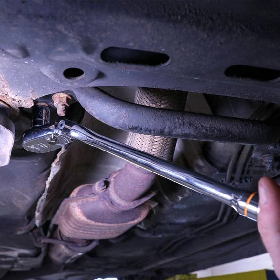 Gearwrench Tools Gearwrench 2 Pc. 1/4" & 3/8" Drive 90-Tooth Flex Head Teardrop Ratchet Set 81216T - Image 3